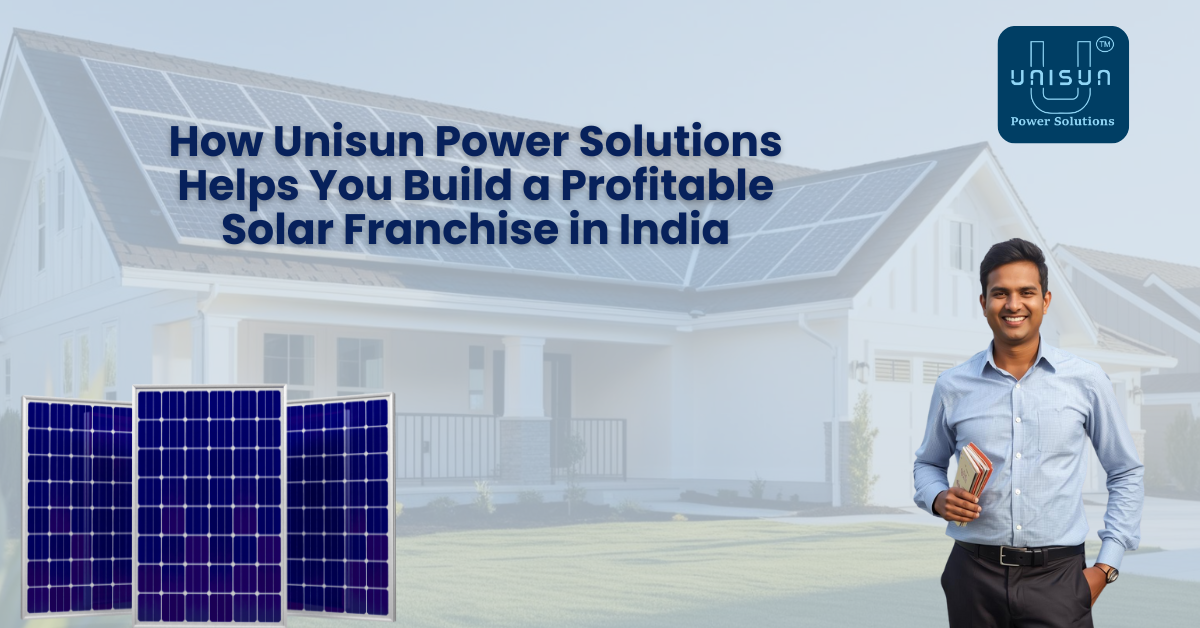 how to start a solar franchise in India