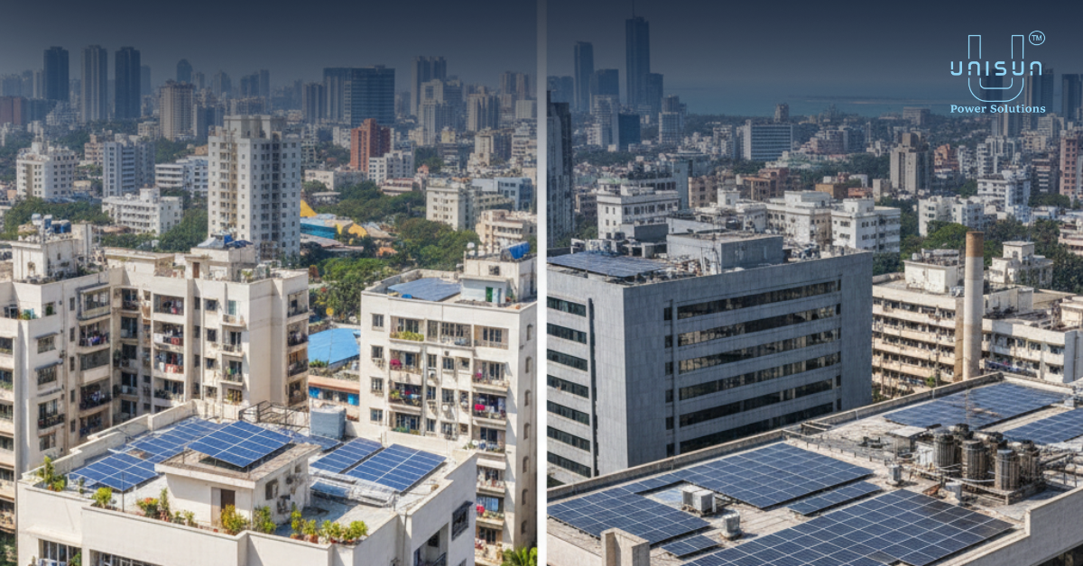 Solar panel installation in Mumbai for home and commercial projects