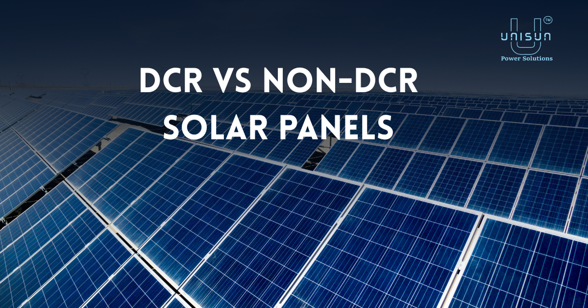 DCR vs Non-DCR Solar Panels