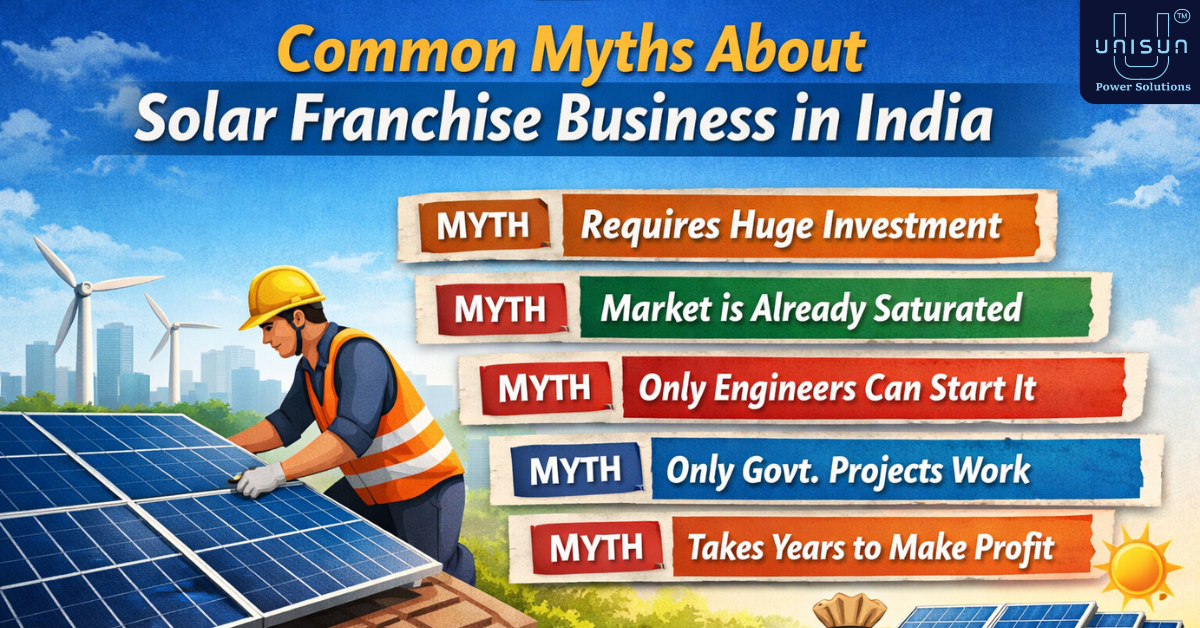 Common Myths About Solar Franchise Business in India
