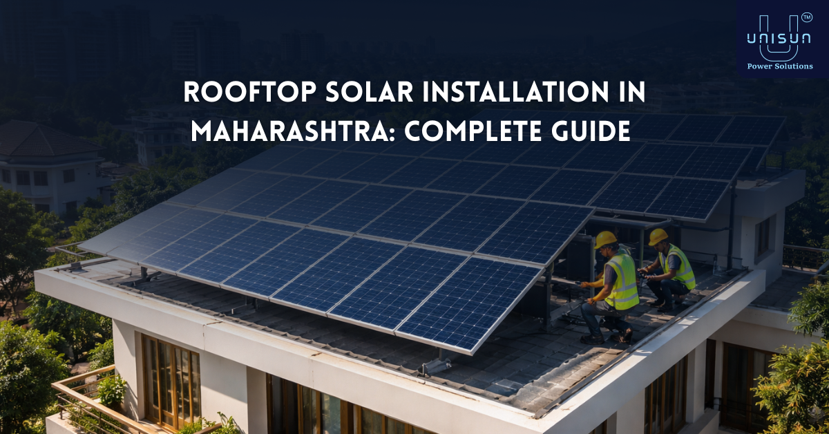 Rooftop Solar Installation in Maharashtra Complete Guide | Unisun Power Solutions