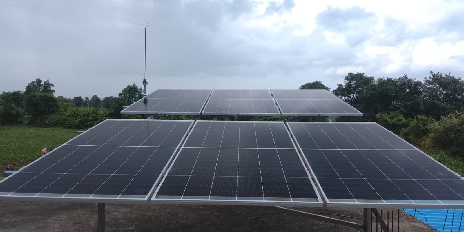 Solar Installation by Unisun Power Solutions at Zari,Maharashtra