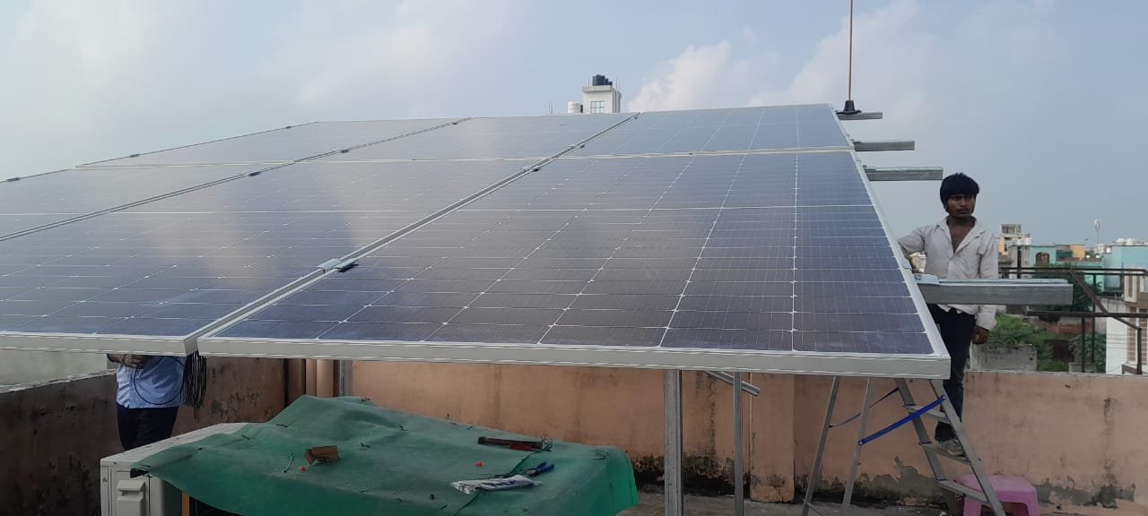Solar Installation in Aligarh, Uttarpradesh by Unisun Power Solutions