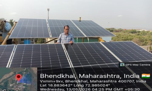 solar installation in Raigad, Maharashtra by Unisun Power Solutions