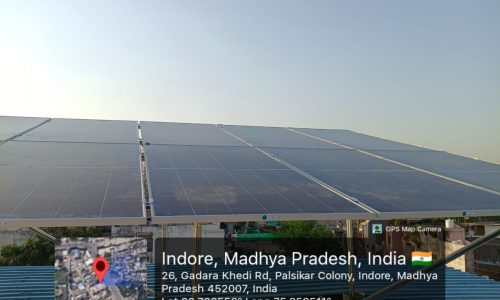 Indore solar panel installation